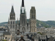 Photo suivante de Rouen la cathédrale vue du beffroi