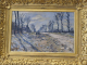 Photo précédente de Rouen Musée des Beaux Arts : Impressionnistes MONET Route effet de neige soleil couchant