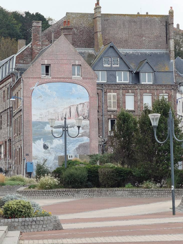 Fresque place de la Mairie - Saint-Valery-en-Caux