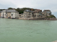 Photo suivante de Saint-Valery-en-Caux le quai d'Aval à marée haute