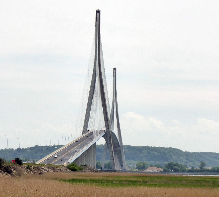 Le pont de Normandie - Sandouville