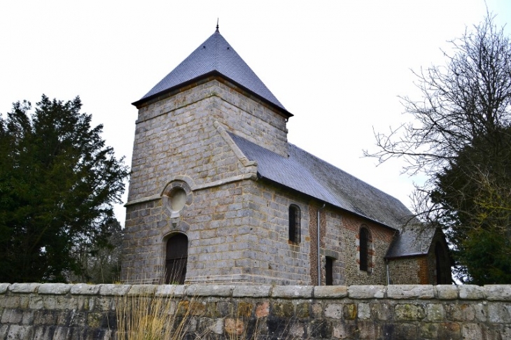 Chapelle de Flamanvillette. Elle est inscrite au titre des monuments historiques par arrêté du 16 mars 1964. - Sasseville
