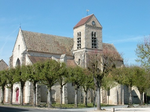 L'église - Auvers-Saint-Georges