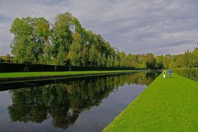 Parc du château de Courances:le grand canal