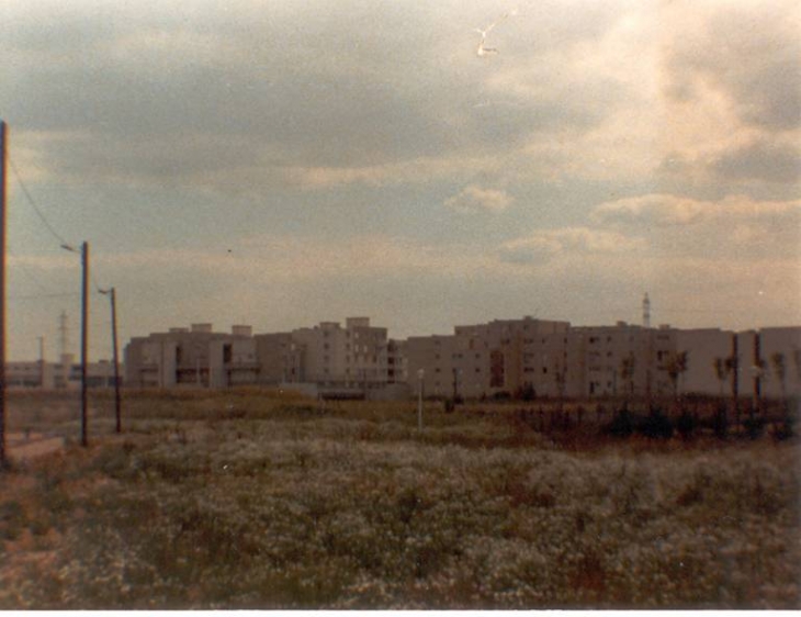 1986 photo courcouronnes 07-1986-00 evry au loin immeuble