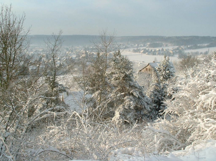 Neige Janvier  2003 - Étréchy