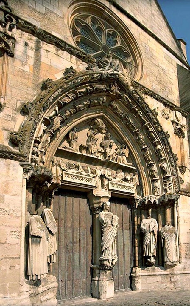 Portail de la basilique - Longpont-sur-Orge
