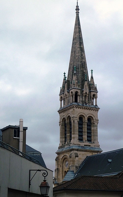 L'église Saint Clodoald : le clocher - Saint-Cloud