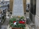 Tombe de Charles Baudelaire au cimetière du Montparnasse