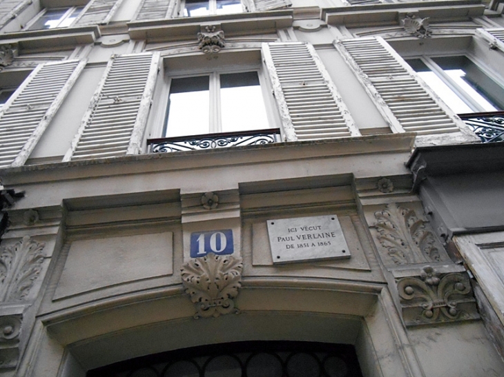 Rue Nollet : maison où vécut Verlaine - Paris 17e Arrondissement