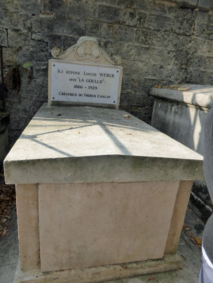 Le cimetière de Montmartre : tombe de La Goulue - Paris 18e Arrondissement