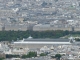 Vue sur le palais D'Orsay, les Tuileries , la rue de rivoli de la tour montparnasse