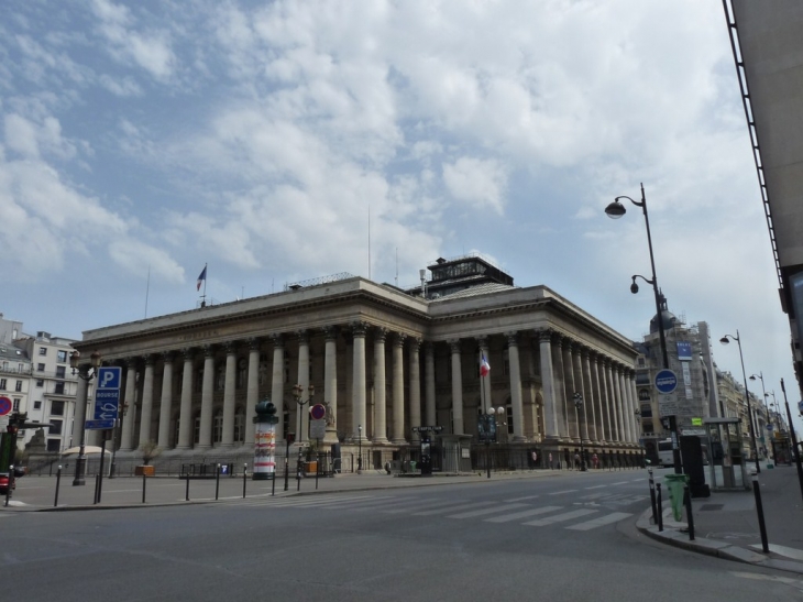 Le palais Brongniart,ex Bourse de Paris - Paris 2e Arrondissement