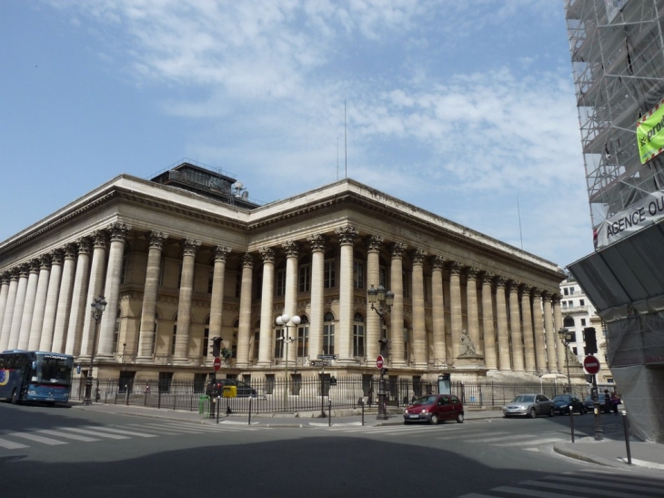 Le palais Brongniart,ex Bourse de Paris - Paris 2e Arrondissement