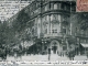 Théatre du Veaudeville et  Boulevard des Italiens (carte postale de 1905)