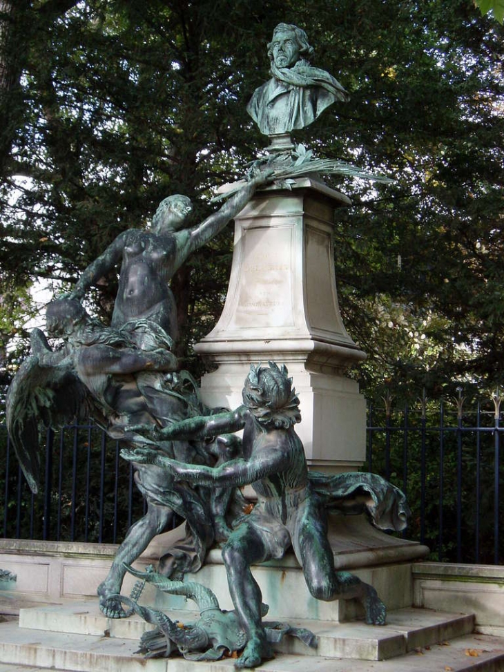 Luxembourg, le monument à Eugène Delacroix - Paris 6e Arrondissement