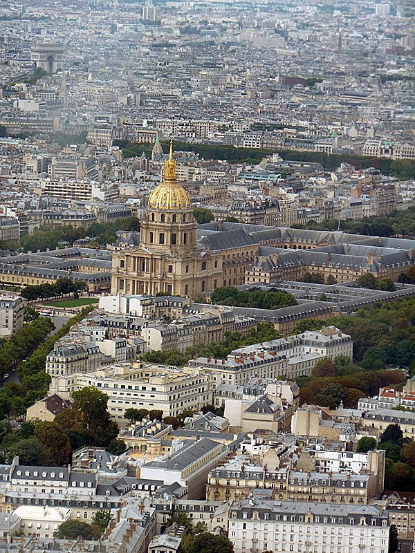 Les Invalides vus de la Tour Montparnasse - Paris 7e Arrondissement
