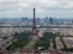 la Tour Eiffel et le Champ de Mars vus de la Tour Montparnasse