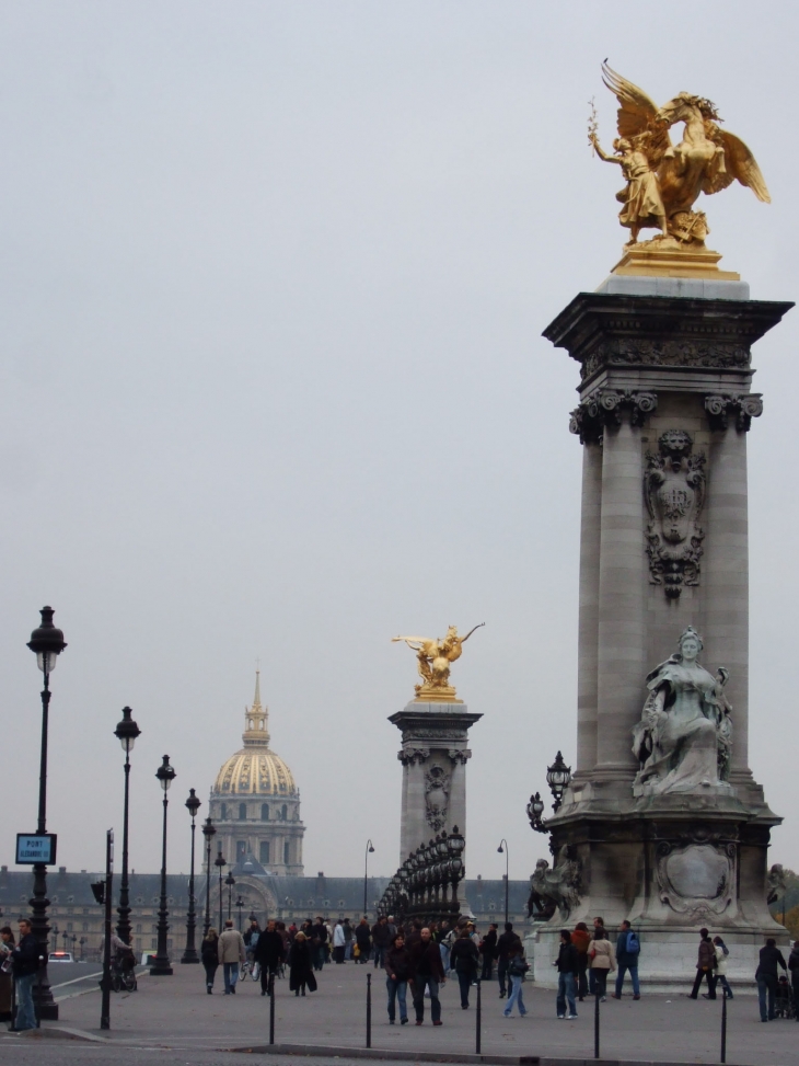 Le pont Alexandre III - Paris 8e Arrondissement
