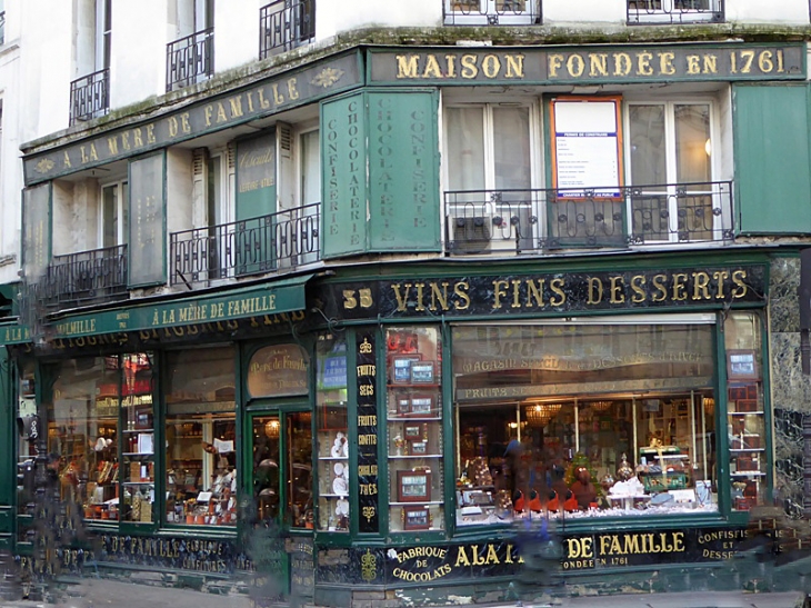 Ancienne boutique rue du Faubourg Montmartre - Paris 9e Arrondissement