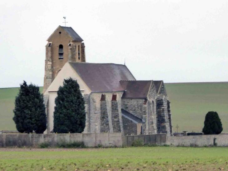 L'église isolée - Le Plessis-Placy