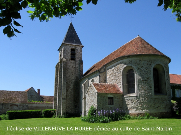 Eglise du hameau de VILLENEUVE LA HUREE - Voinsles