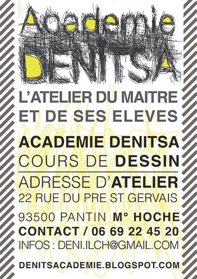 Cours de dessin Académie Denitsa - Pantin