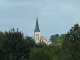 l'église vue de la Francilienne (A104)