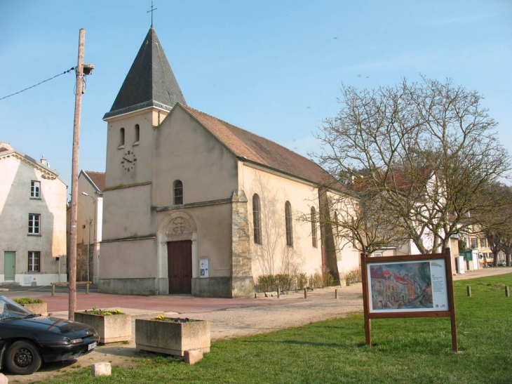 Eglise bord de Seine - La Frette-sur-Seine