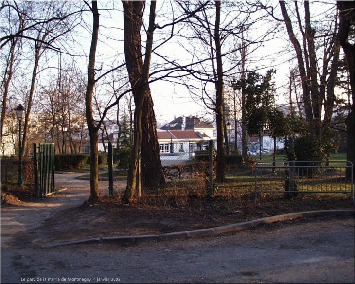 Le parc de la mairie - Montmagny