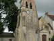 Photo précédente de Villaines-sous-Bois l'église sous l'orage en été