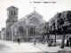 L'église et la Place, vers 1914 (carte postale ancienne).
