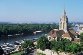 Vue du haut de la ville - Conflans-Sainte-Honorine