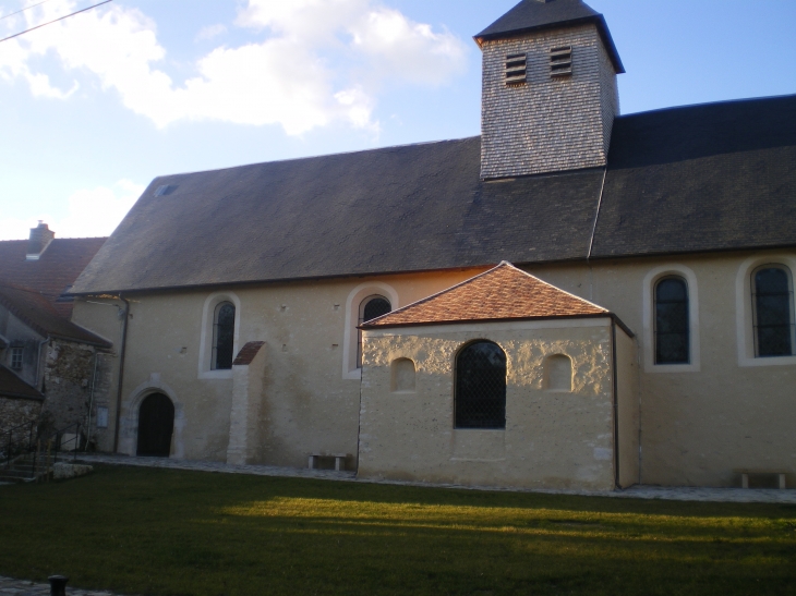 Eglise de cravent porte refaite2014