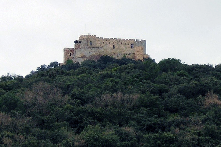 Vue sur le château Saint Martin de Toques - Bizanet