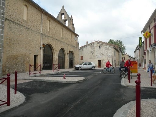 La grand rue aprés travaux - Labastide-d'Anjou
