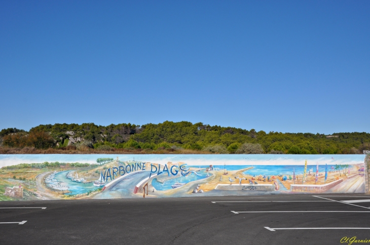 Fresque murale de Richard Linarés - Narbonne