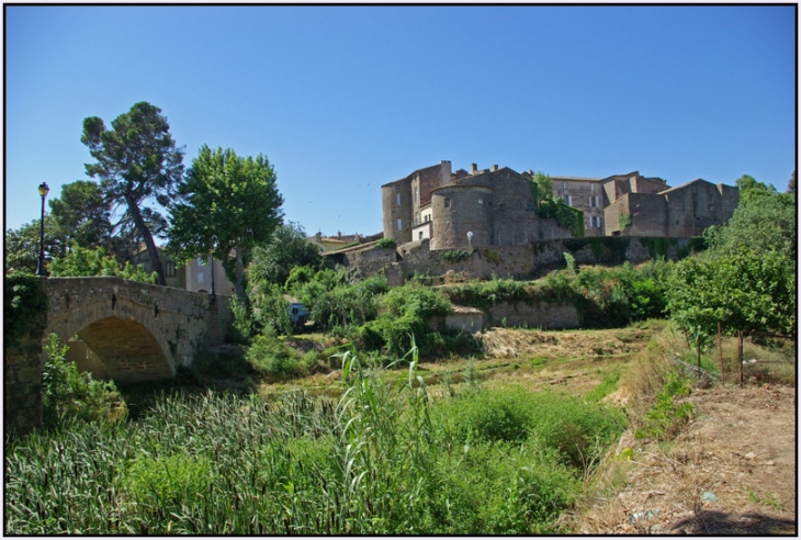 Le Château et le pont sur l' Argent double - Rieux-Minervois