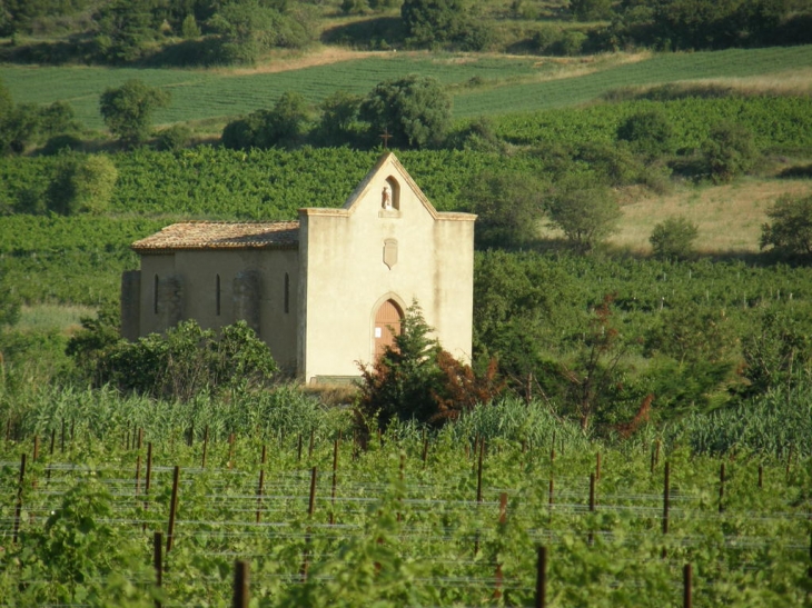 La chapelle, perdue dans les vignes - Tournissan