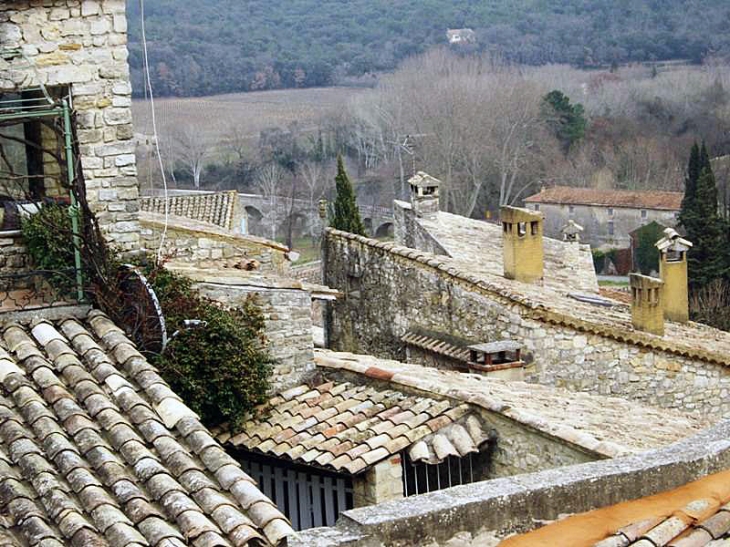 Vue sur les toits - La Roque-sur-Cèze