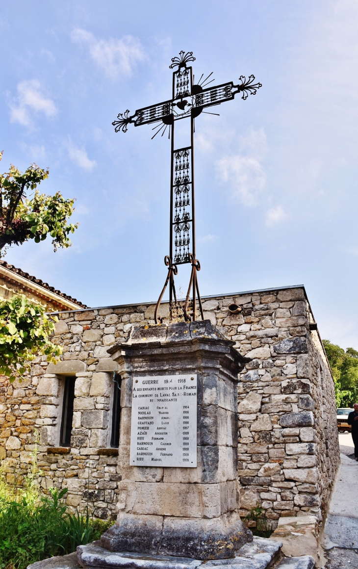 Monument-aux-Morts - Laval-Saint-Roman