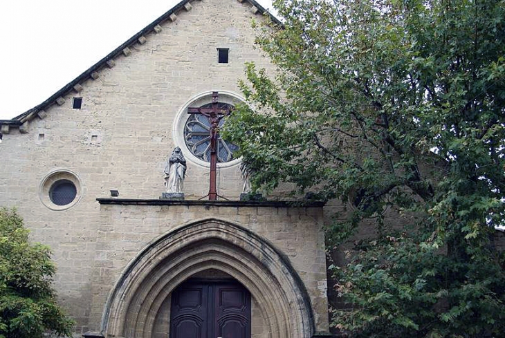 L'entrée de l'église - Roquemaure
