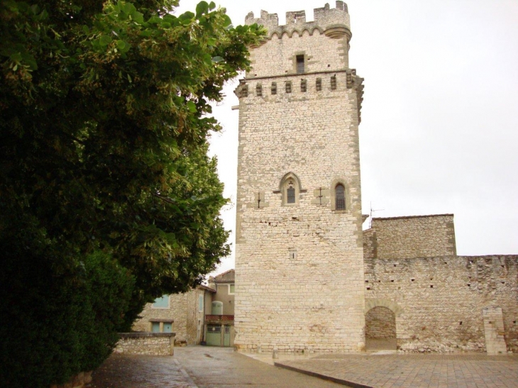 Saint-Laurent-des-Arbres (30126) église-château