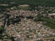 vue aérienne du village de Saze / Gard