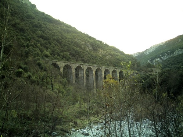 Ancien pont de chemin de fer - Sumène