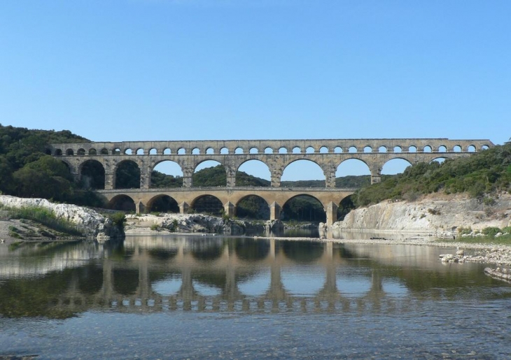 Le pont du gard - Vers-Pont-du-Gard