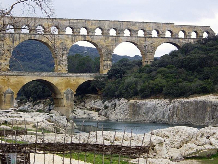 Le pont du Gard - Vers-Pont-du-Gard
