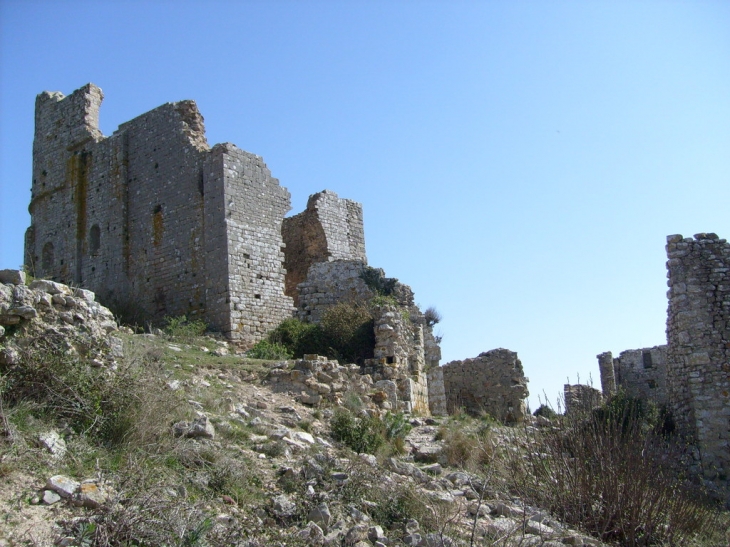 Vue du château - Aumelas
