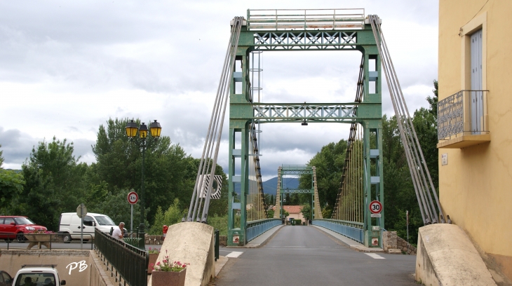 Pont suspendu - Cessenon-sur-Orb
