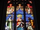 Lodève (34700) cathédrale: vitrail Saint-Fulcran